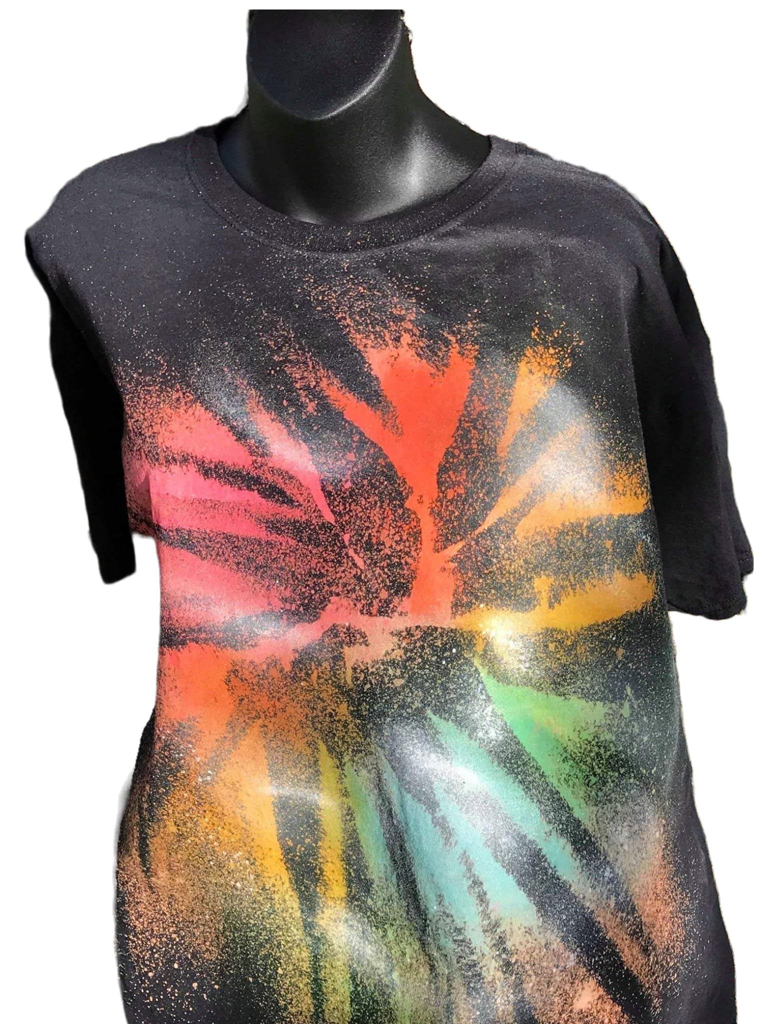 Unisex Galaxy Tie Dye T-Shirt for Men & Women | Rainbow Science Graphic Tee - Perfect for Casual Wear, Festivals, and Space-Themed Outfits
