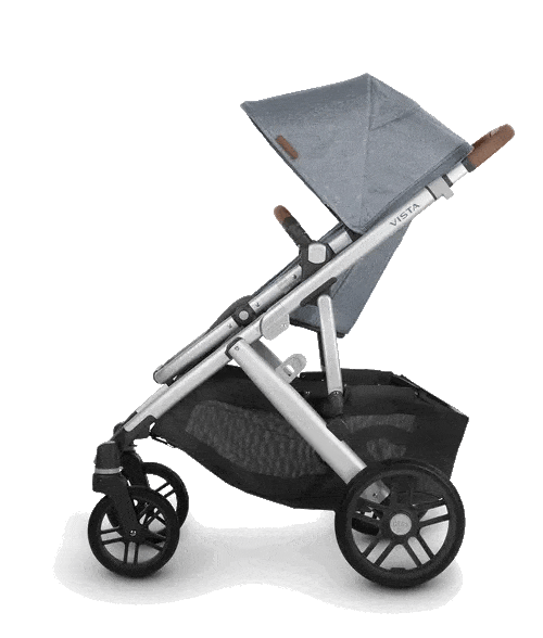 UPPAbaby Vista V2 Full Size Double Stroller with Accessories - Lightweight Travel Stroller for Twins or Siblings - Perfect for City Walks, Shopping & Family Outings