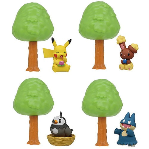 Pokemon Forest Series Takara Tomy 1 Inch Mini Figure - Cute Collectible Toys for Kids & Adults - Perfect for Display, Gifts, and Pokemon Battles