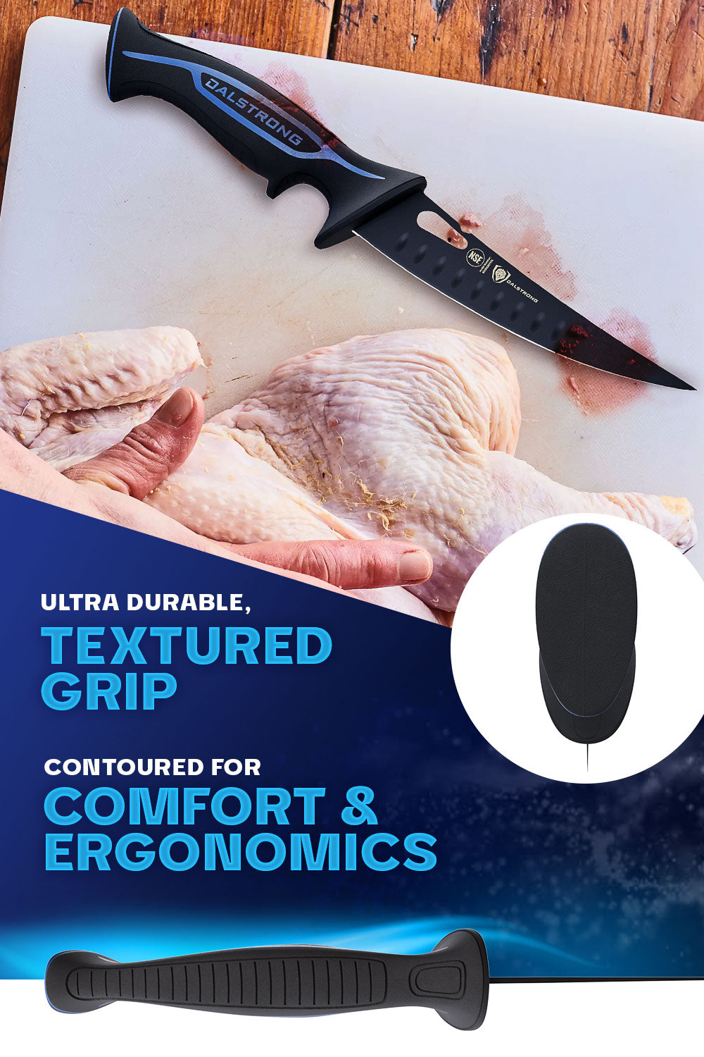 Premium Dalstrong Curved Boning Knife 6