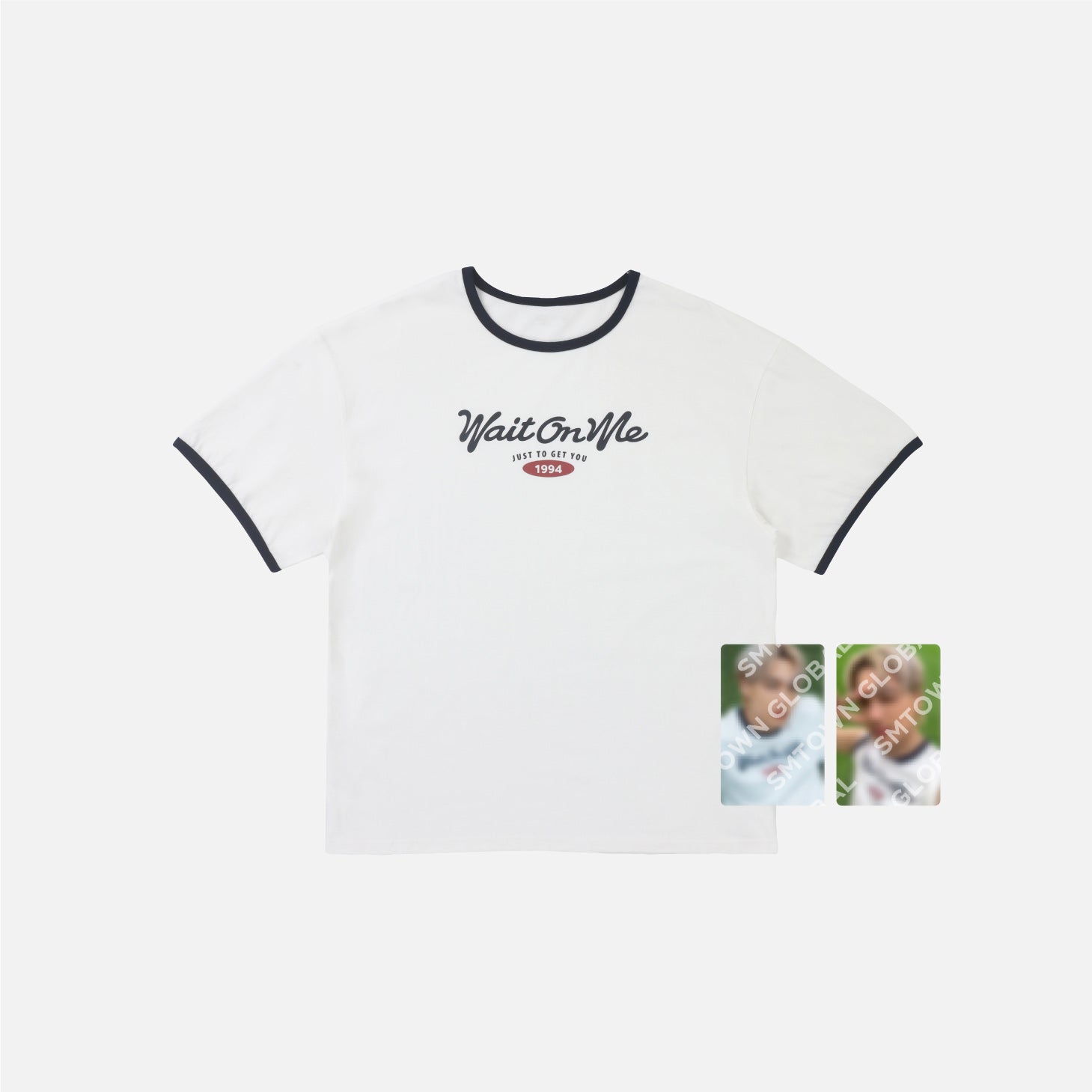 KAI The 4th Mini Album 'Wait On Me' Official MD Ringer T-Shirt Set - K-Pop Merchandise for Fans & Concert Outfits