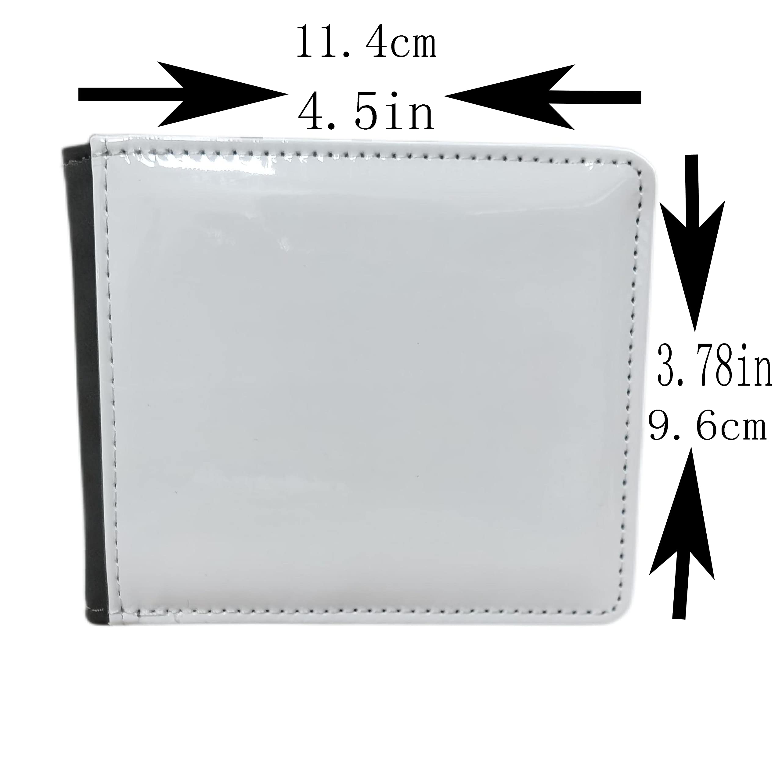 2-Piece Sublimation Wallet Blanks for DIY - Multifunctional Bank Card Holder with Two Mezzanine Pockets (Grey) | Perfect for Crafting, Personalization, and Everyday Use as Credit Card Wallets or ID Holders