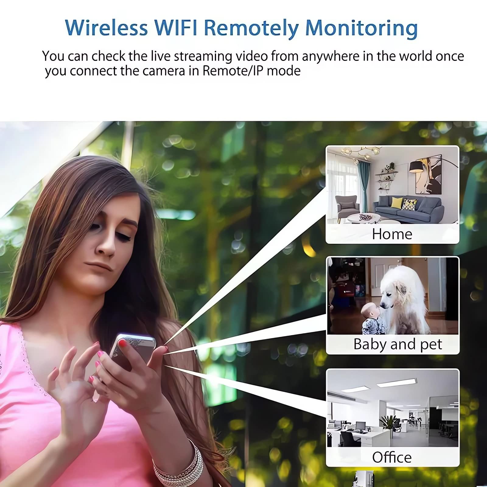 Mini WiFi Spy Camera 1080P HD with Night Vision - Hidden Camera for Home, Office & Store Security
