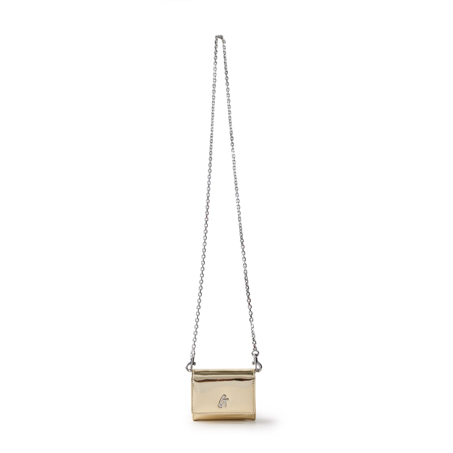 Metallic Standard Compact WOC Crossbody Bag in Gold - Elegant & Stylish for Women, Perfect for Parties, Dates & Everyday Use