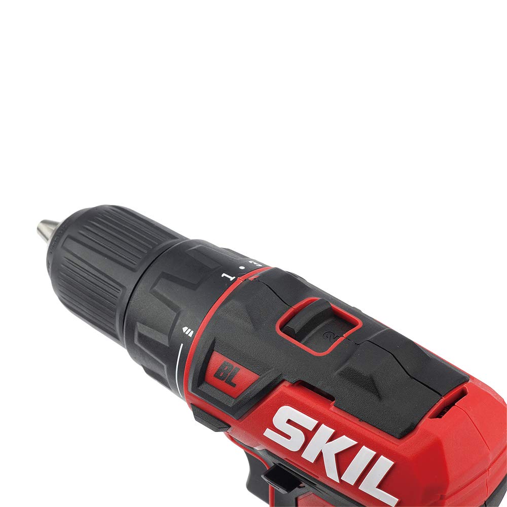SKIL 3-Tool Combo Kit: Pwrcore 12 Brushless 12V Cordless Drill Driver, Oscillating Multi-Tool & Bluetooth Speaker with 2x 2.0Ah Batteries & Charger - Perfect for DIY Projects, Home Repairs & Jobsite Use - CB738801