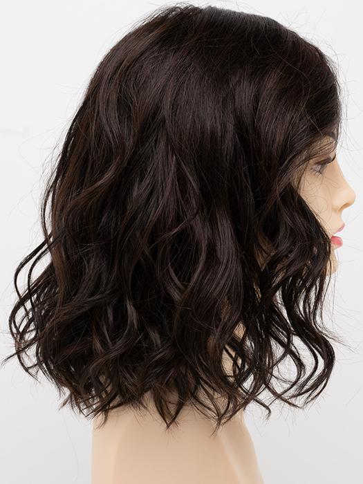 Emma Lace Front Wig - Human Hair & Synthetic Blend with Mono Part | Natural Look for Daily Wear, Cosplay & Special Events
