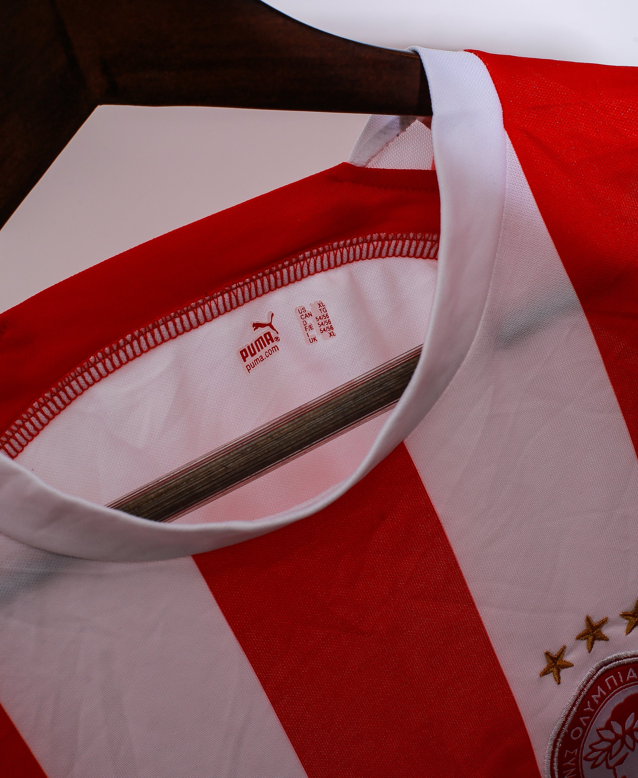 2006 Olympiacos FC Home Jersey - XL Size | Authentic Soccer Shirt for Fans & Collectors | Perfect for Matchdays, Gifts & Memorabilia