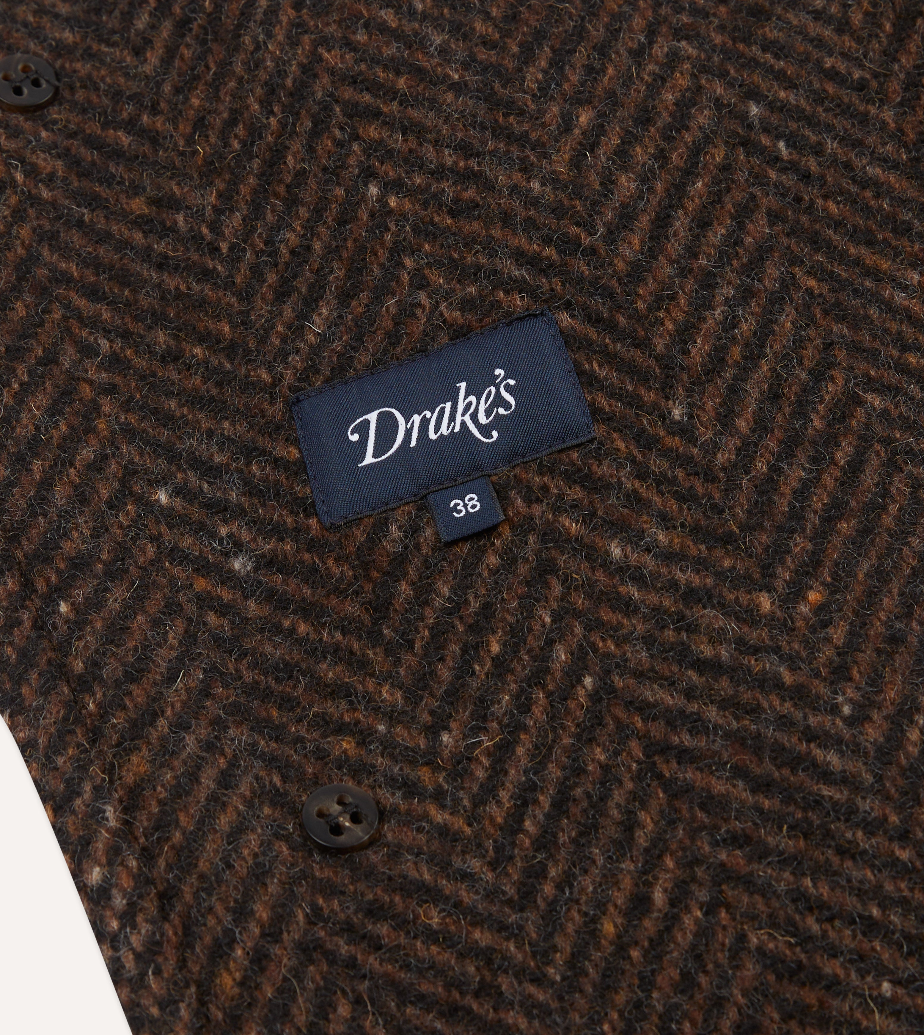 Brown Herringbone Wool Raglan Coat for Men - Warm Winter Overcoat with Stylish Herringbone Pattern - Perfect for Office, Dating & Outdoor Activities