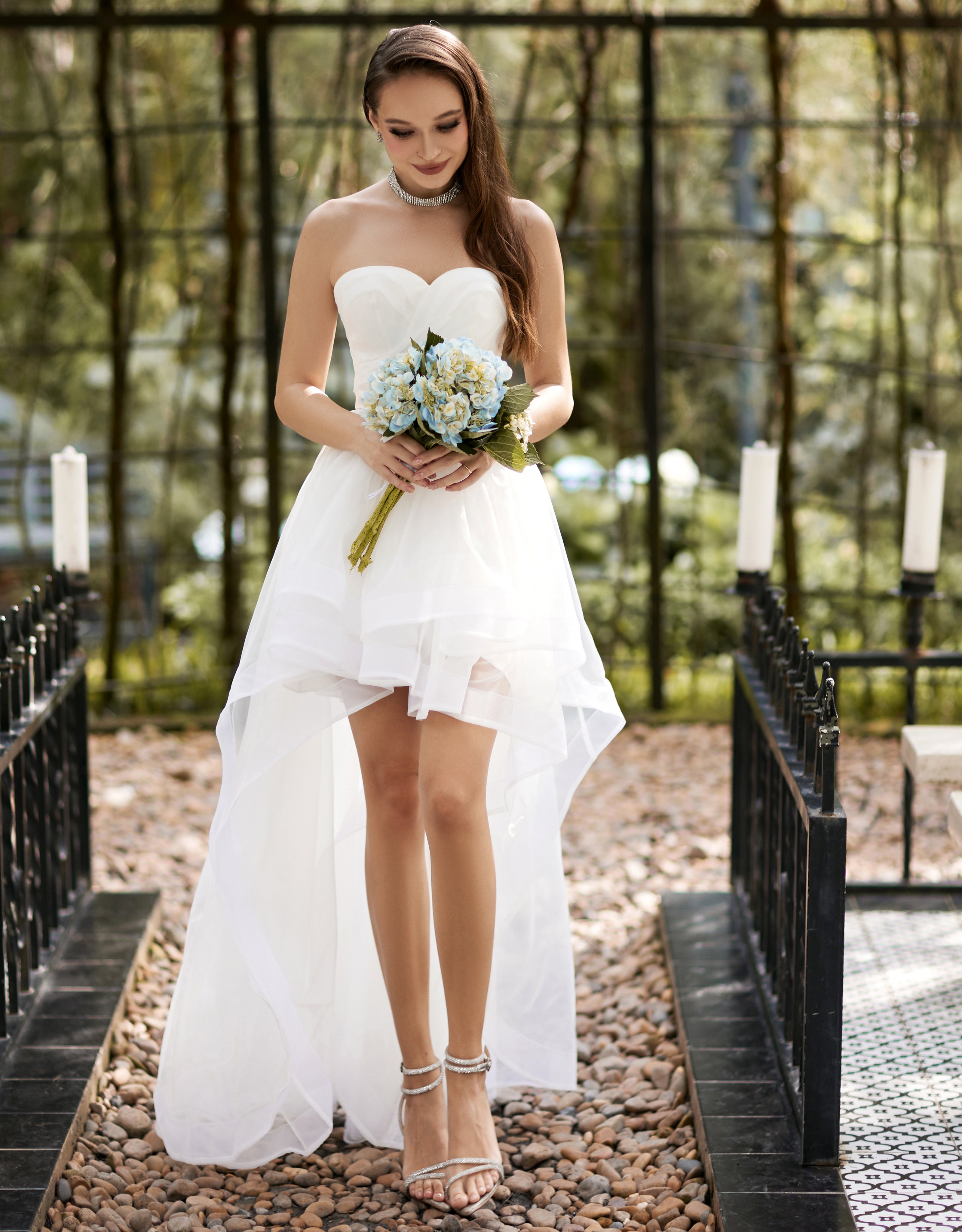 Annaka Sweetheart Hi-Low Ball Gown - Elegant Prom & Wedding Dress for Special Occasions | Perfect for Homecoming, Quinceañera & Formal Events