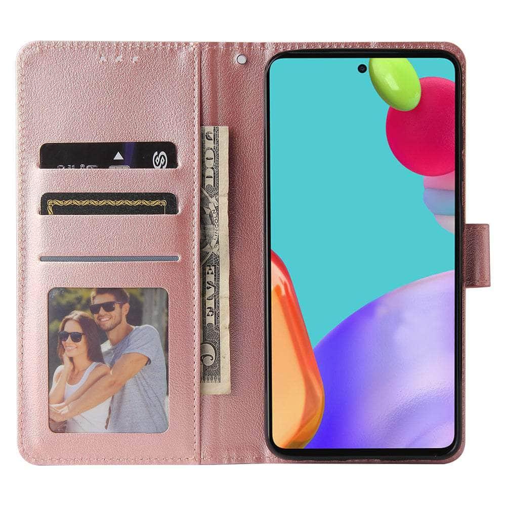 Samsung Galaxy S22 Plus Flip Case - Premium Leather Protective Cover with Card Holder - Perfect for Work, Travel & Everyday Use