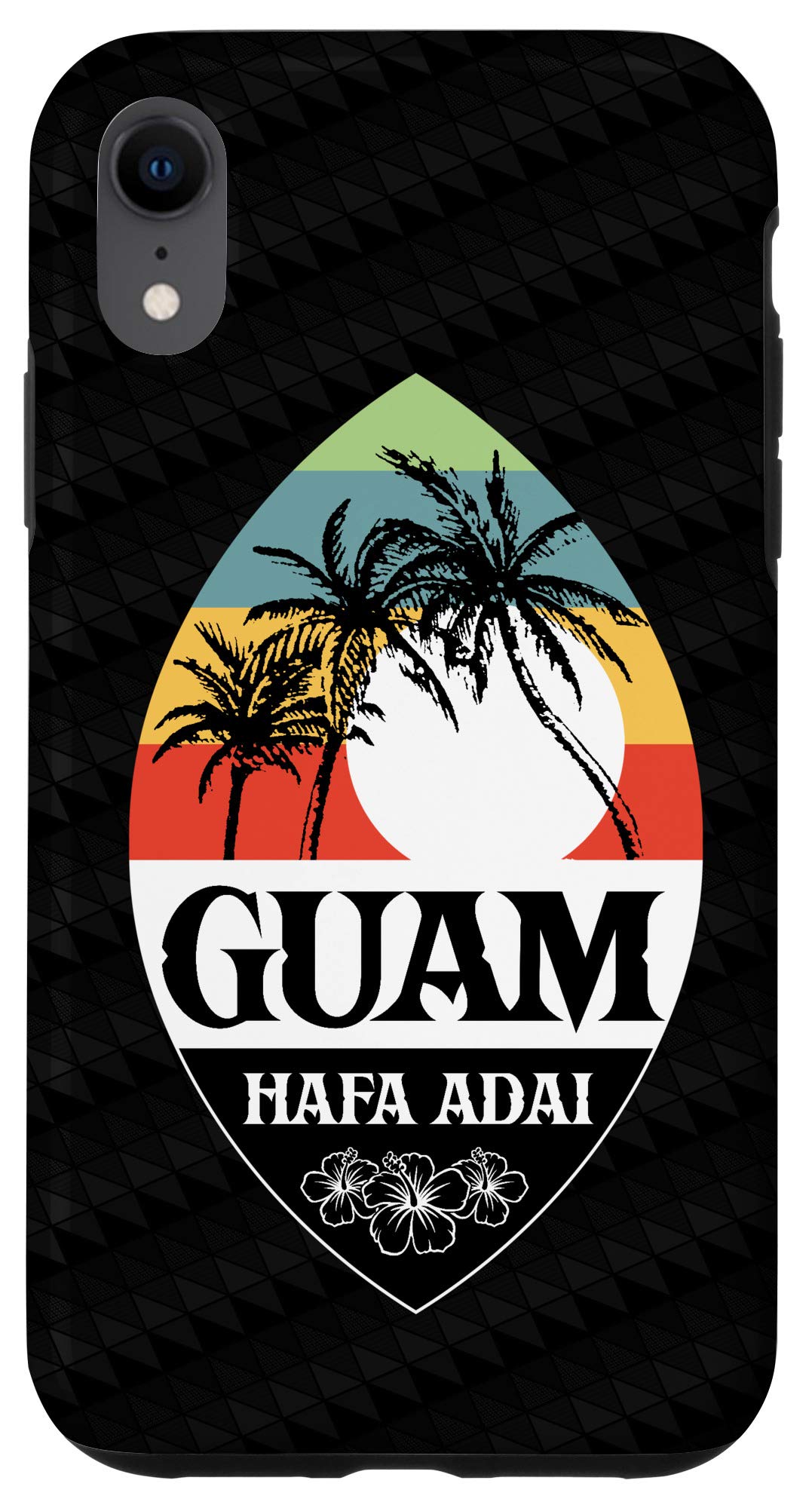 iPhone XR Case - Guam USA Hafa Adai Guamanian Design - Durable Protective Cover for Travel & Island Life