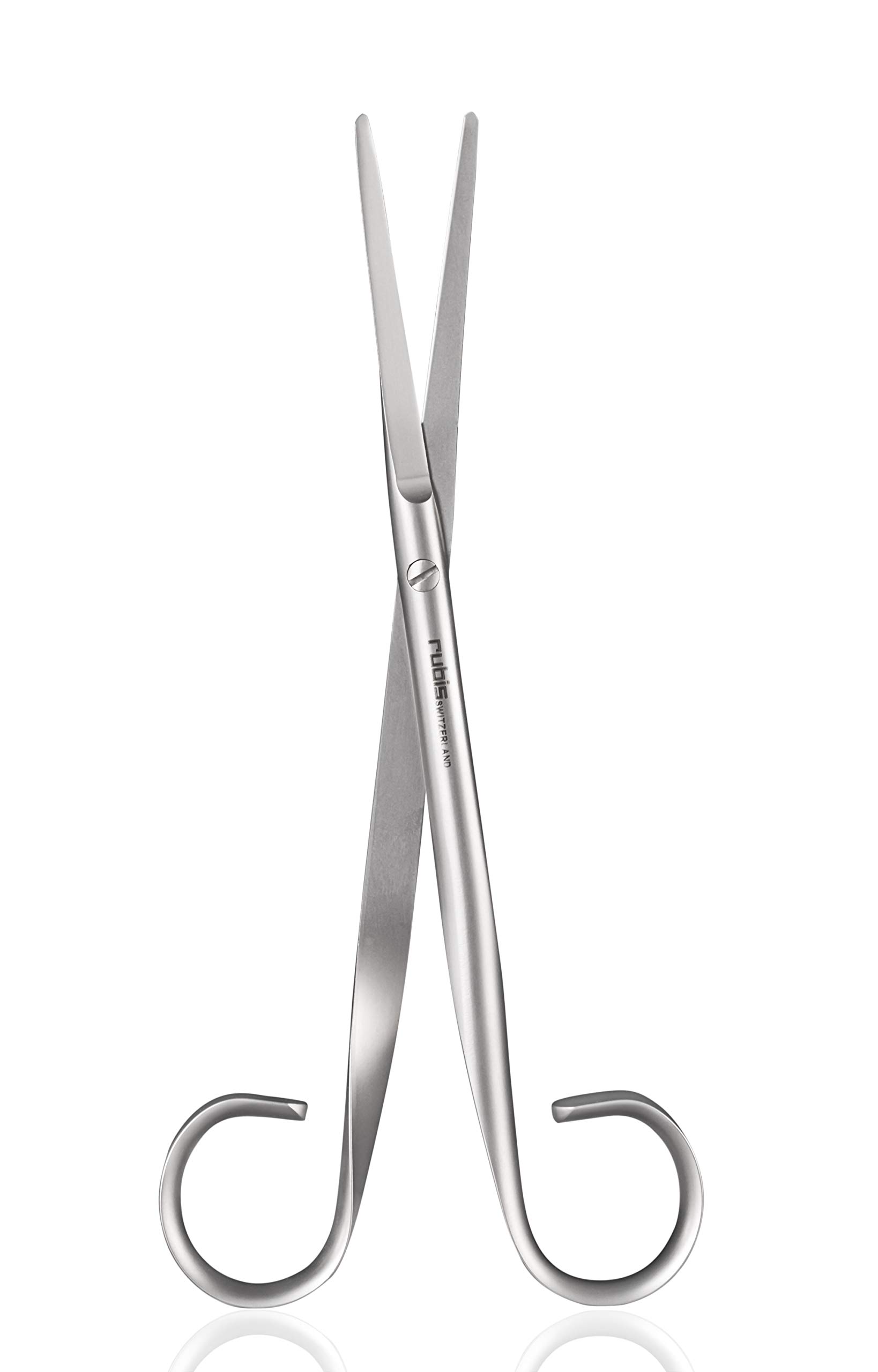Rubis Eyebrow Scissors - Professional Stainless Steel Hair Trimming Scissors for Precise Eyebrow Grooming, Shaping & Styling | Perfect for Salon, Home Use & Travel Makeup Kit