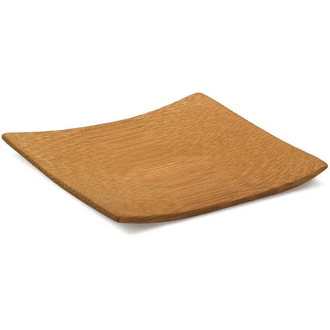 2.25 Inch Square Bamboo Rimless Serving Dish - Perfect for Appetizers, Sushi, Desserts & Party Snacks