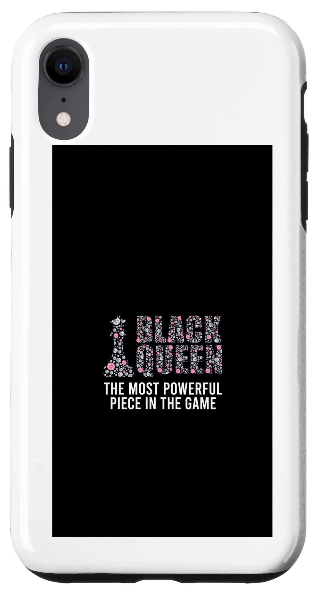 iPhone XR Black Queen Chess Case - Premium Protective Cover for iPhone XR with Unique Chess Queen Design | Perfect for Chess Lovers & iPhone Protection