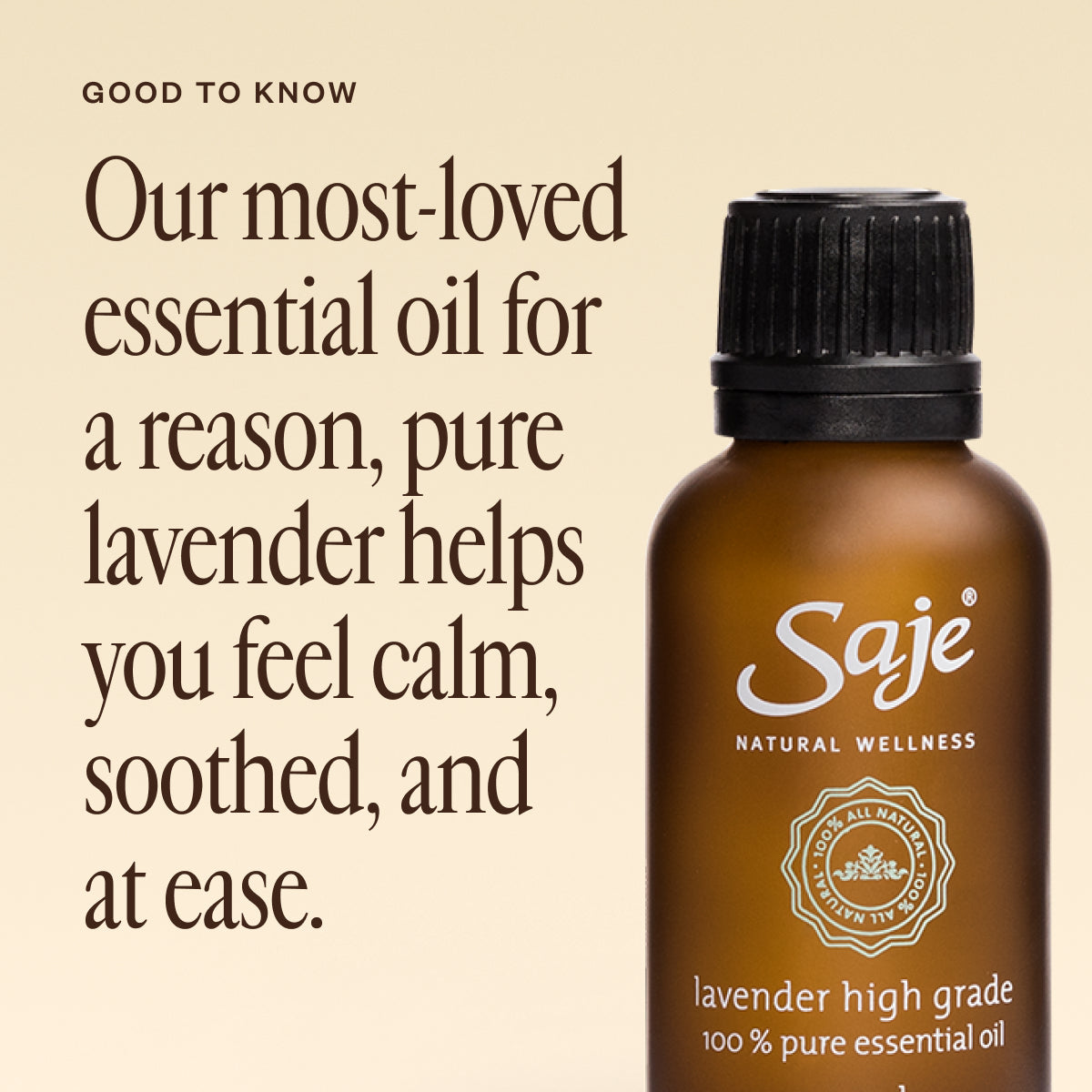 Premium Lavender Essential Oil 30ml - 100% Pure & Natural for Aromatherapy, Relaxation & Skin Care