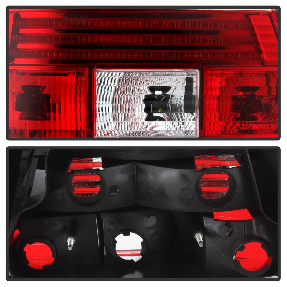 High-Quality Aftermarket LED Tail Lights for 1997-2000 BMW E39 5 Series - Red & Clear Lens - Easy Installation & Enhanced Visibility - Perfect for Night Driving and Car Customization
