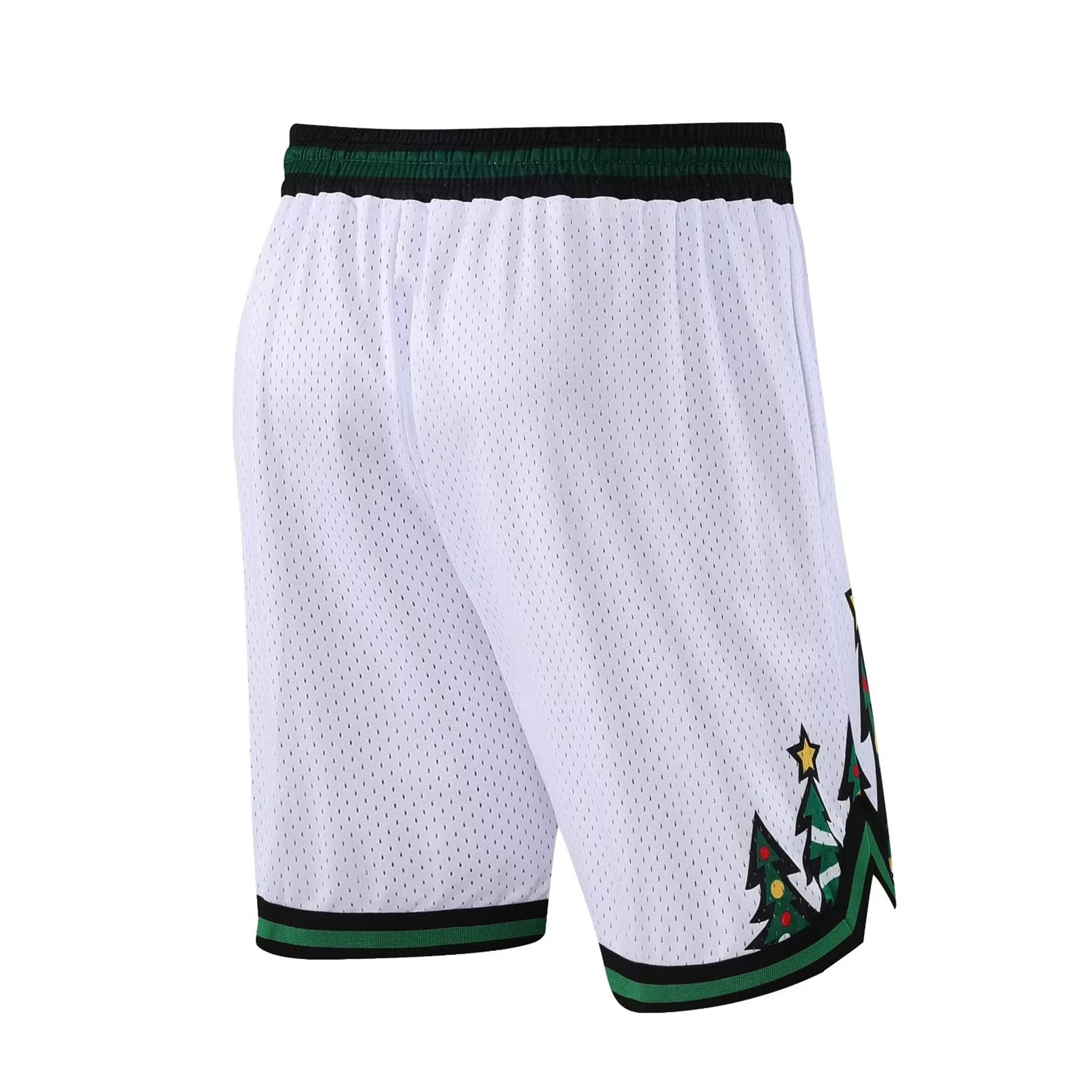 BOOMLEMEN Men's Basketball Shorts - Gym Training Workout Athletic Shorts with Mesh Lining & Graphic Print - Breathable Running Short Pants for Basketball, Gym, Jogging & Outdoor Sports