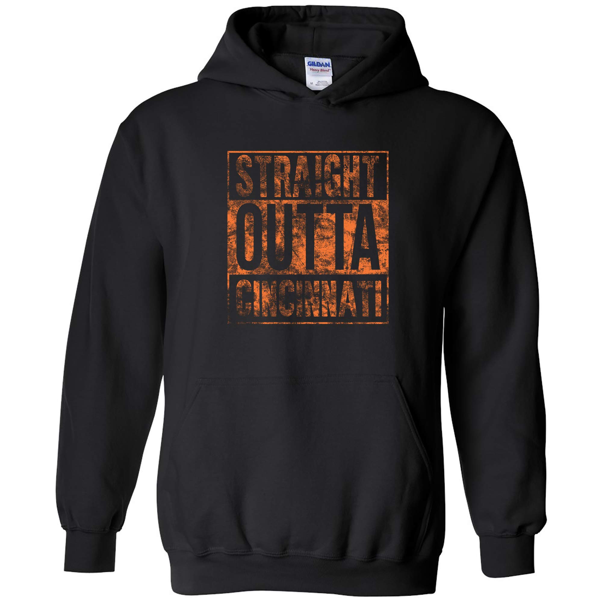UGP Campus Apparel Straight Outta Hometown Pride Hoodie - Soft Cotton College Sweatshirt for Men & Women | Perfect for Game Day, Alumni Events & School Spirit Wear