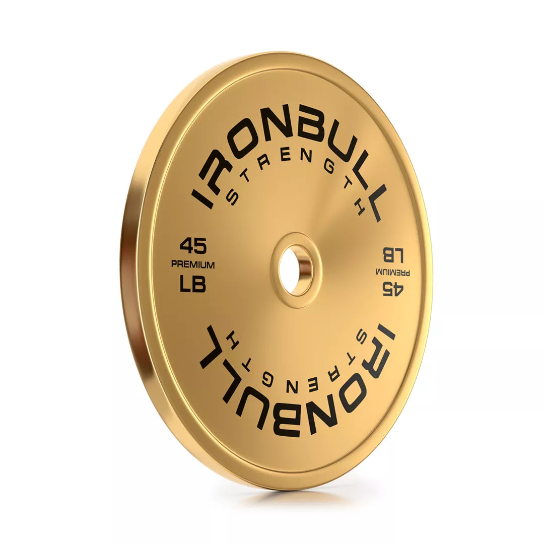 Premium Gold Plates and Weight Sets (LB) - Perfect for Gym, Home Workouts, and Strength Training