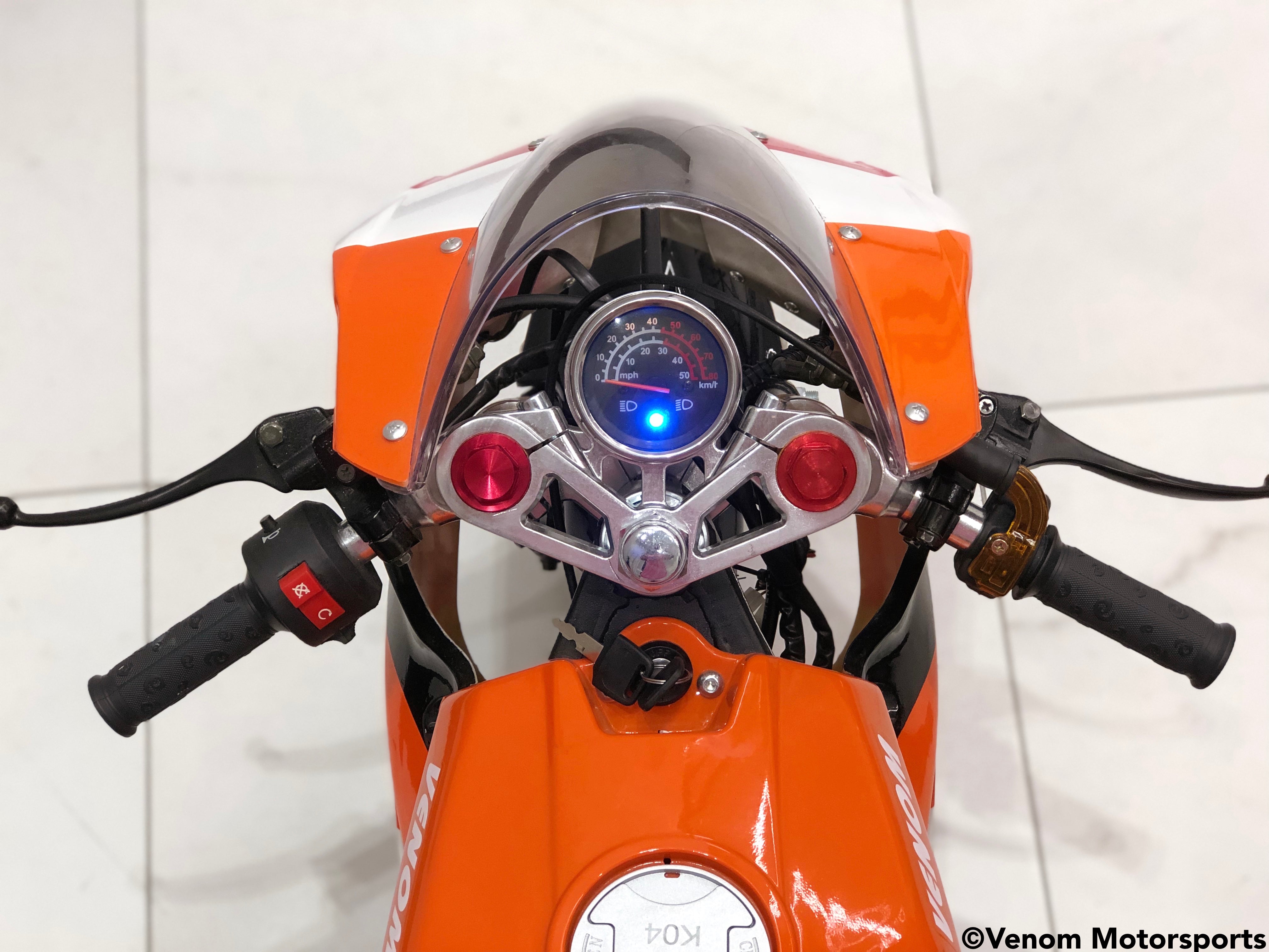 Venom X15 90cc Kids Pocket Bike - Automatic Transmission Mini Dirt Bike for Boys & Girls - Perfect for Backyard Racing, Off-Road Trails & Outdoor Adventure