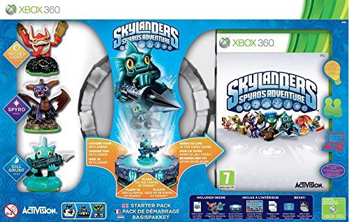 Skylanders: Spyro's Adventure Starter Pack for Xbox 360 - Action Adventure Video Game with Portal & 3 Figures - Perfect for Kids & Family Game Night by Activision
