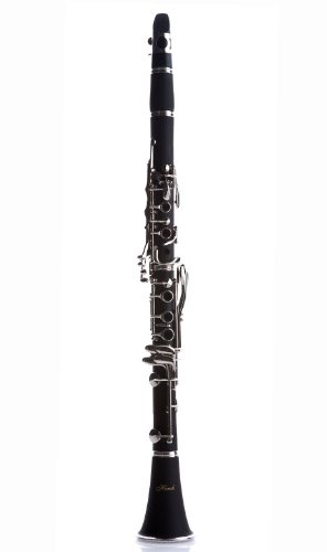 Hawk WD-C212 Bb Clarinet Outfit - Matte Finish with Hard Case, Mouthpiece & Reeds - Perfect for Beginners, Students & Band Performances