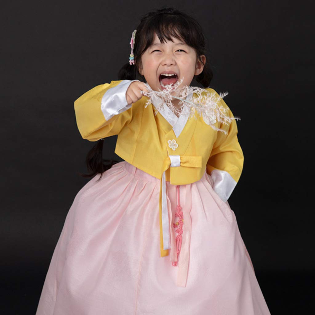 Korean Hanbok Traditional Dress for Baby Girls - Elegant & Comfortable Outfit for Birthday, New Year, Party & Festival Celebrations (Style CG1910) - Perfect for Cultural Events, Photo Shoots & Special Occasions
