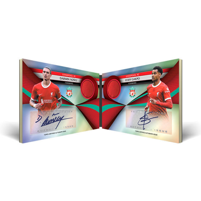 Official Topps Liverpool FC 2023/2024 Team Set Trading Cards Box - Perfect for Soccer Collectors and Fans to Display or Trade