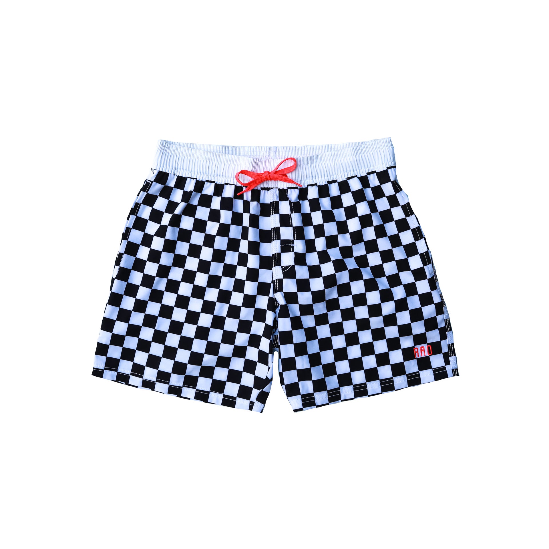 Brock & Boston Men's Checkered Swim Trunks - Quick Dry Beach Shorts for Swimming & Surfing - $24 | Perfect for Pool Parties, Vacation & Summer Outdoor Activities