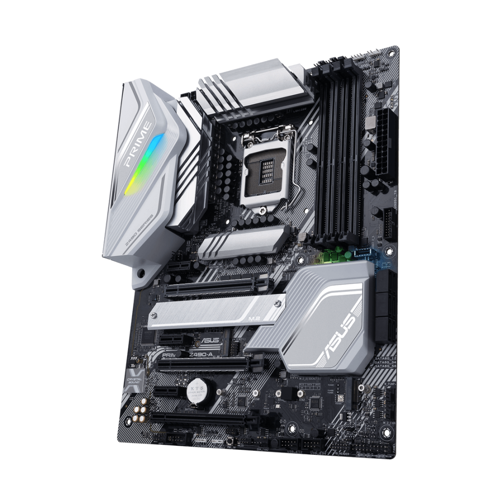 ASUS PRIME Z490-A LGA 1200 ATX Motherboard - 3-Year Warranty - High Performance for Gaming, Streaming & Content Creation