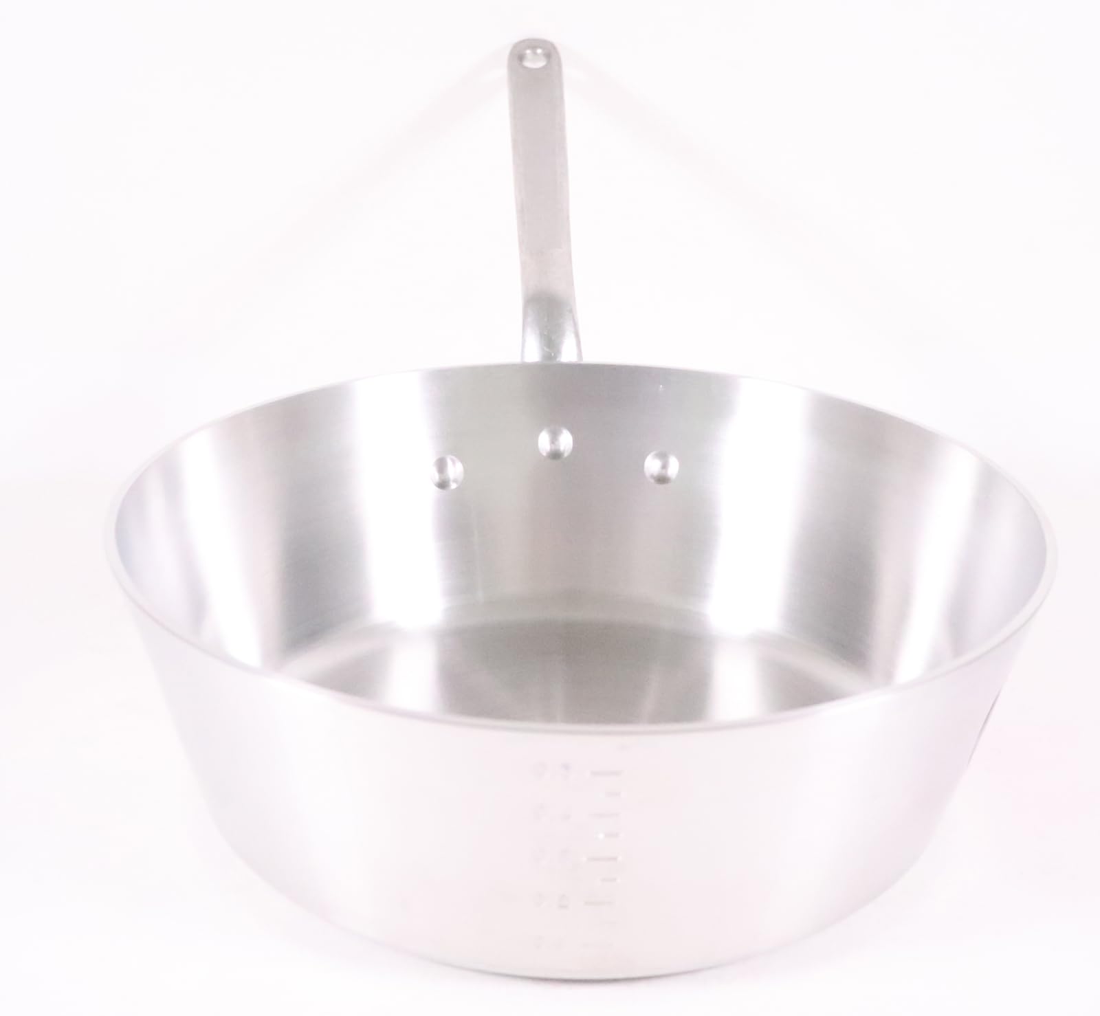 Aluminum King Taper Pot with Measurement Scale - 30cm Cooking Pot for Soups, Stews, and Perfect Rice Preparation