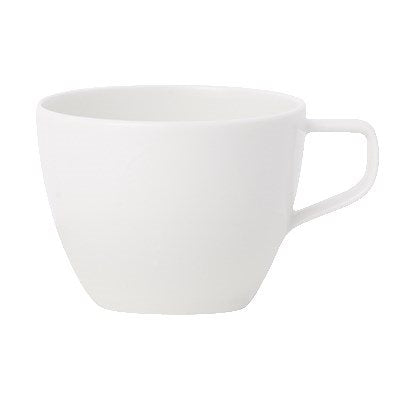 Villeroy & Boch Artesano 8.5 Oz White Tea Cup Set of 6 - Elegant Porcelain Cups for Afternoon Tea, Coffee, and Hot Beverages