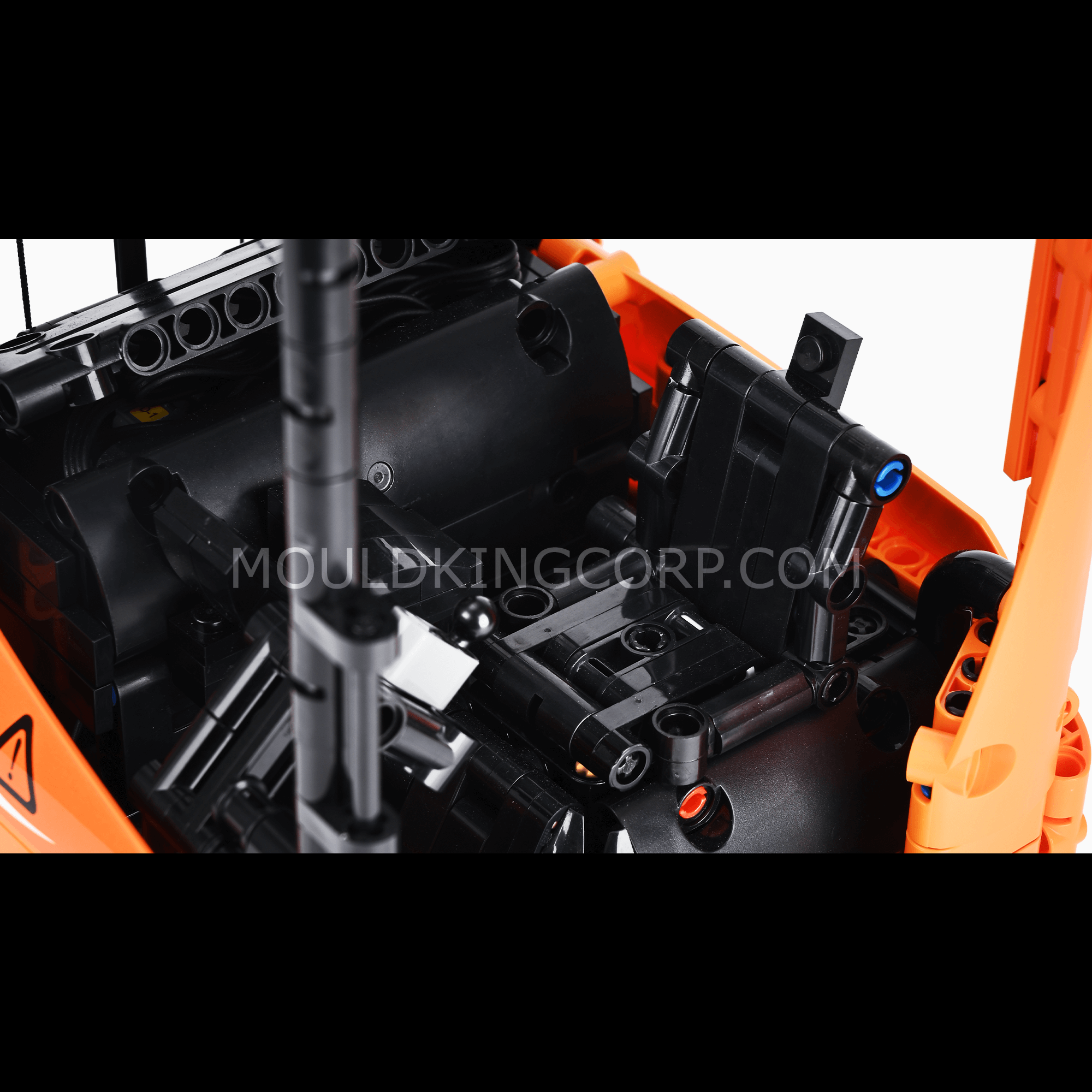 Mould King 17040 Shelf Forklift Model Building Set - 1,506 PCS Construction Toy for Adults & Kids | DIY Engineering Kit for Collectors, STEM Learning & Home Decoration