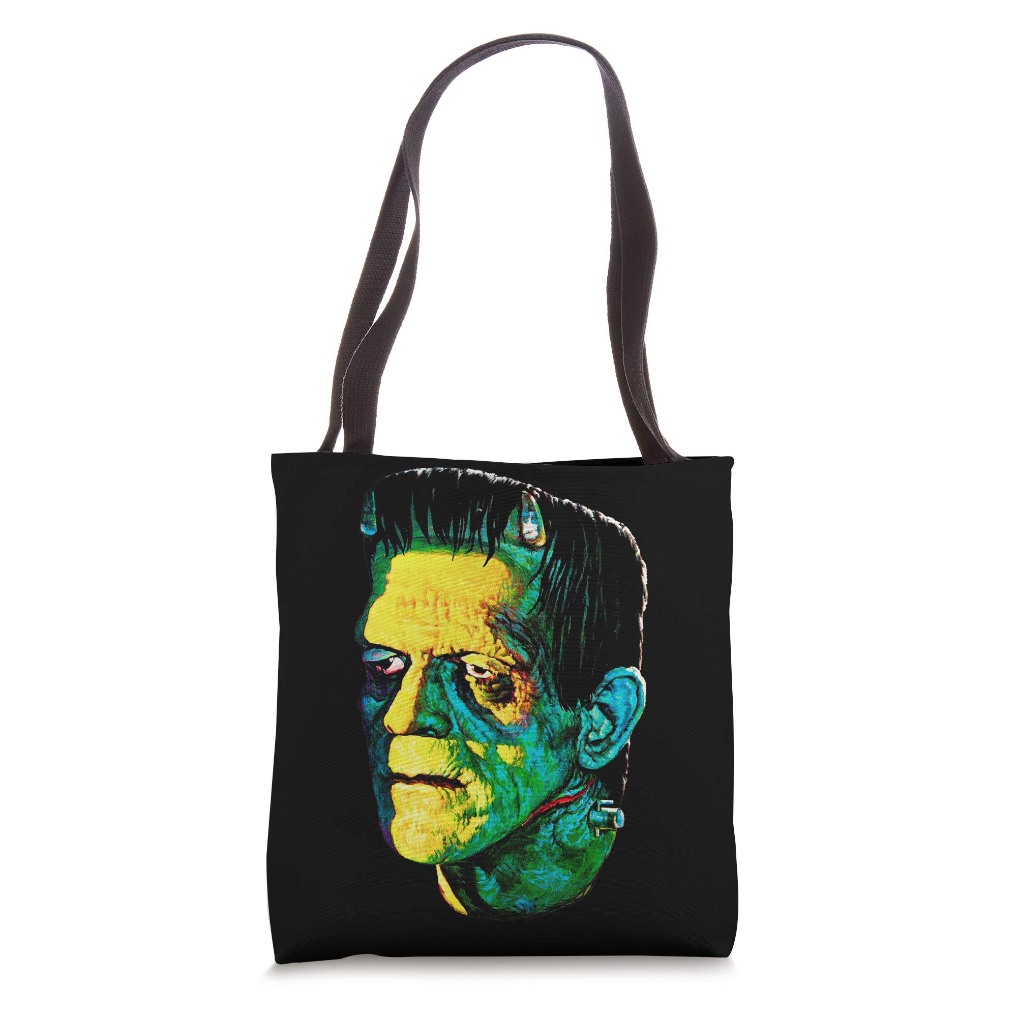 Frankenstein Monster Horror B-Movie Fan Tote Bag - Vintage Horror Movie Merchandise for Halloween & Comic Con