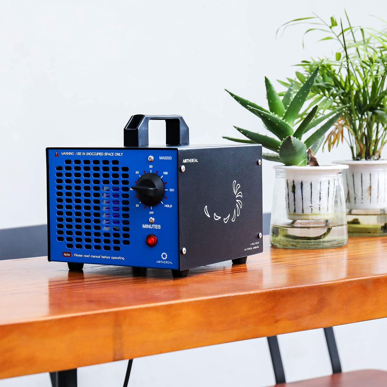 Airthereal MA5000 & MA10K-PRO Ozone Generator Bundle - 5000mg/h & 10000mg/h High Capacity O3 Air Purifier for Home, Office, and Commercial Use - Eliminates Odors, Mold, and Bacteria in Large Spaces