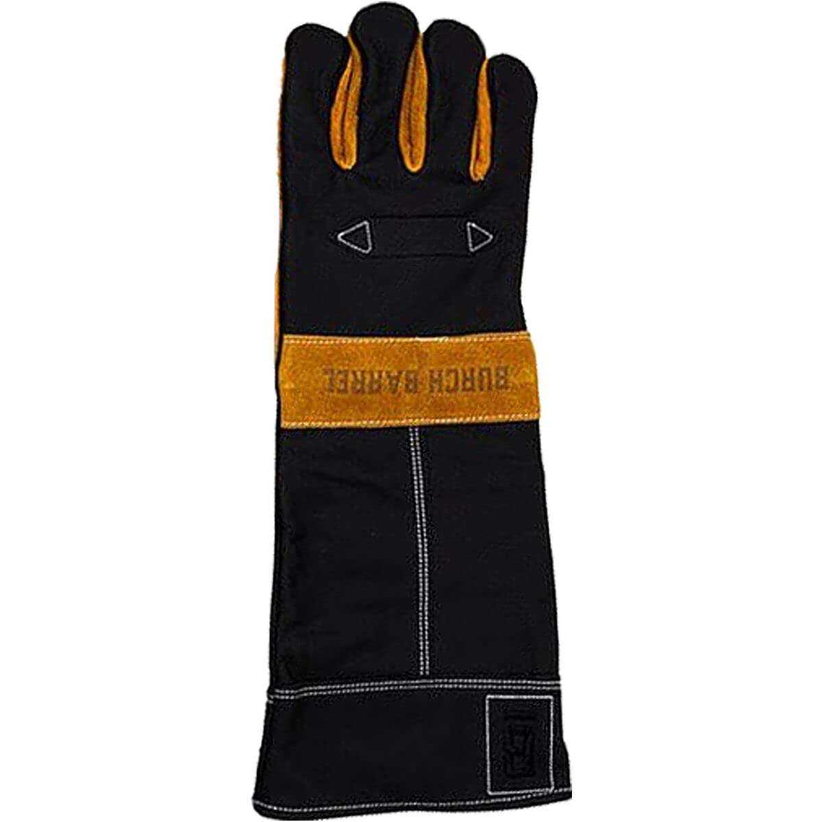 Premium Stockman's Leather Grill Gloves with Extra Long Thick Cuffs - 100% Genuine Heat-Resistant BBQ Gloves for Grilling, Smoking & Outdoor Cooking - Perfect for Searing Steaks, Handling Hot Pans & Campfire Cooking