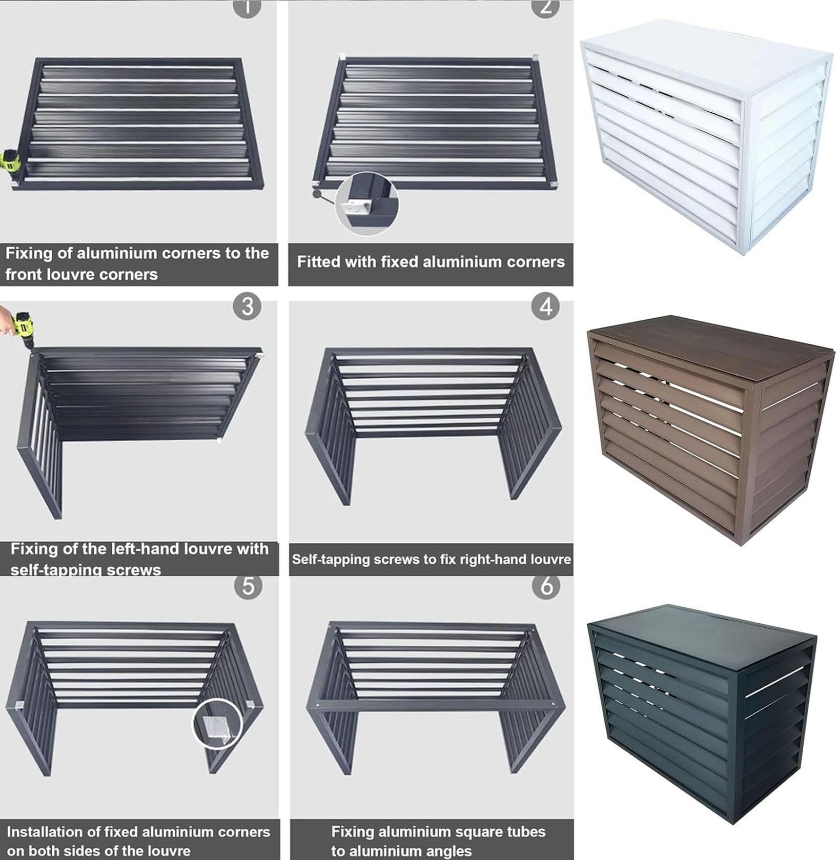 Outdoor Mini Split Air Conditioner Cover - Dustproof & Waterproof AC Unit Protector for Pipes & Condenser | Perfect for Weather Protection & Home Use