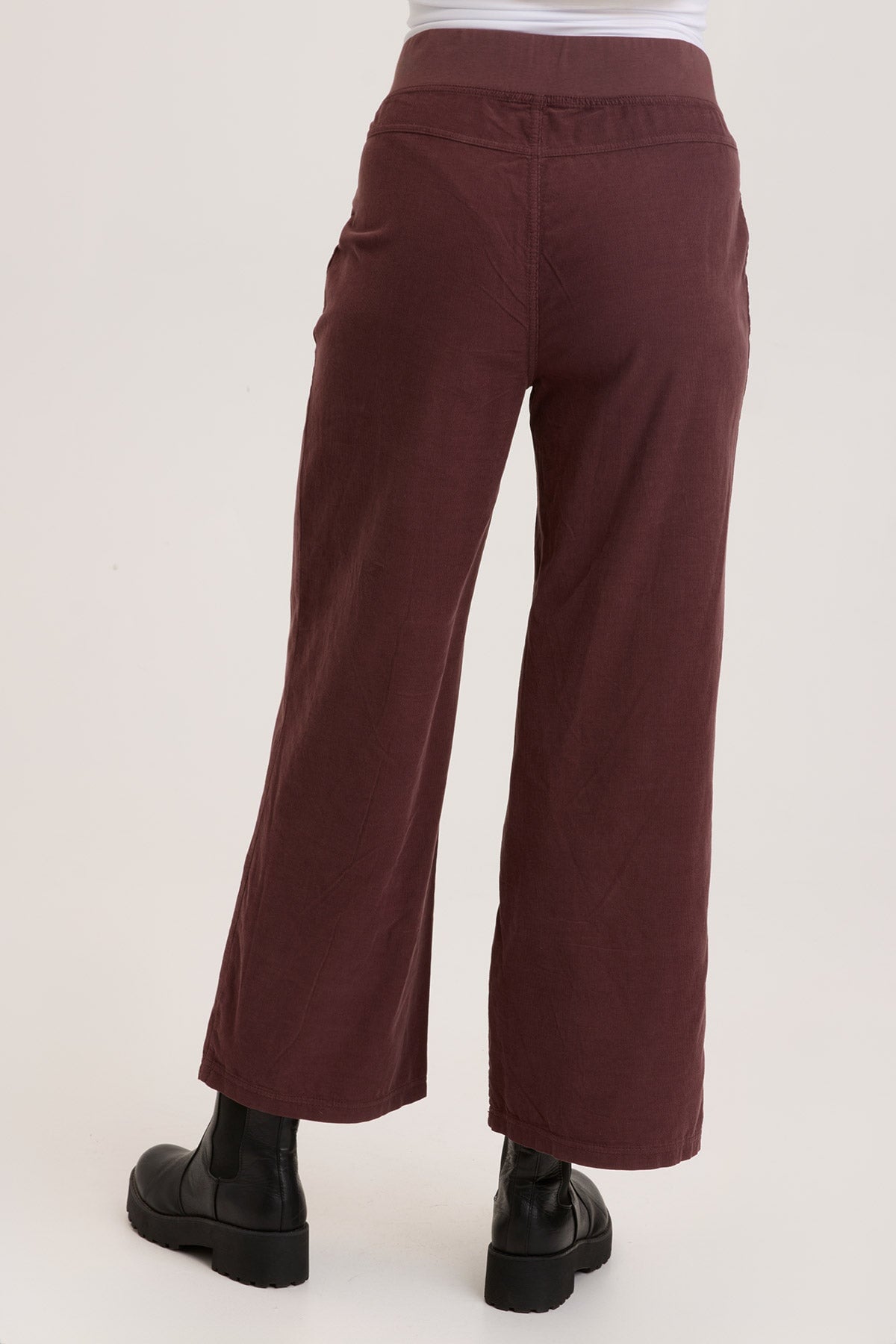 Jolene Wide Leg Sarsaparilla Pants - Women's High Waisted Flowy Trousers for Casual & Office Wear | Comfortable Stretch Fabric for Everyday Style