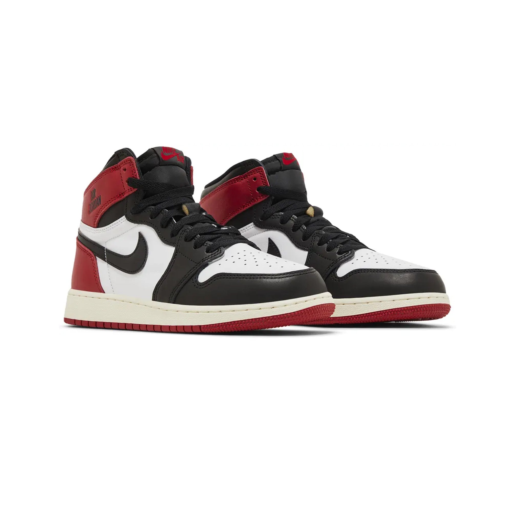 Air Jordan 1 Retro High OG 'Black Toe Reimagined' GS Sneakers (2025) - Classic Basketball Shoes for Women & Girls, Perfect for Streetwear, Casual Outfits & Sneaker Collectors