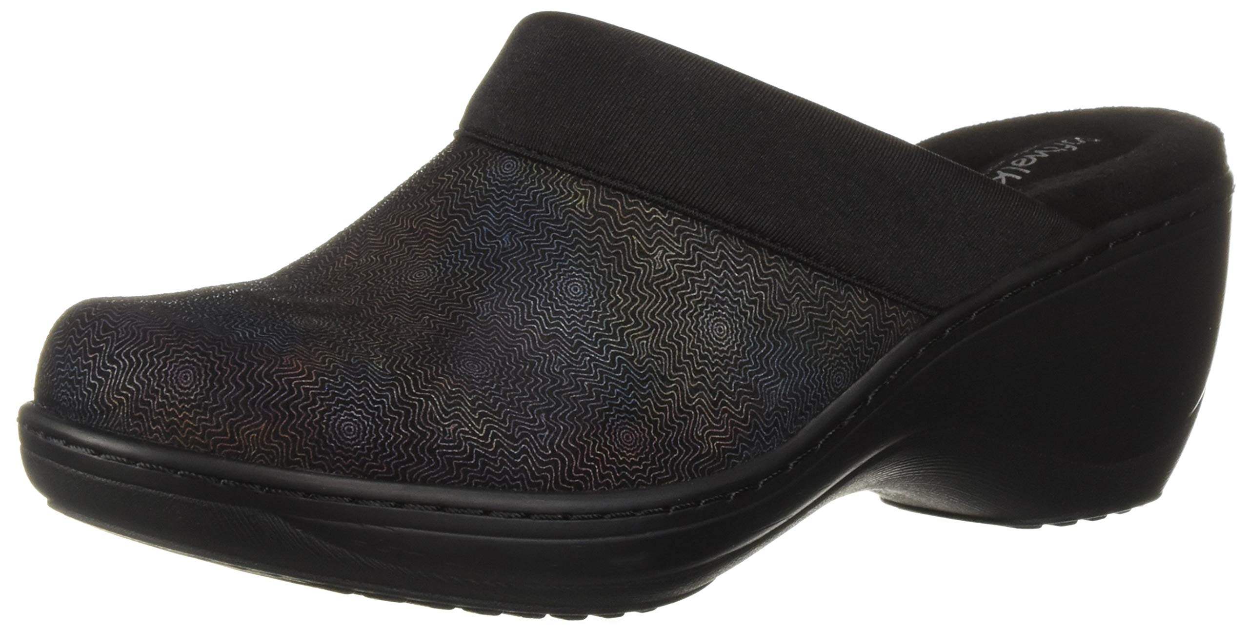 SoftWalk Women's Murietta Clogs - Comfortable Slip-On Shoes for Women, Black, Size 6 | Perfect for Nurses, Teachers, and All-Day Wear