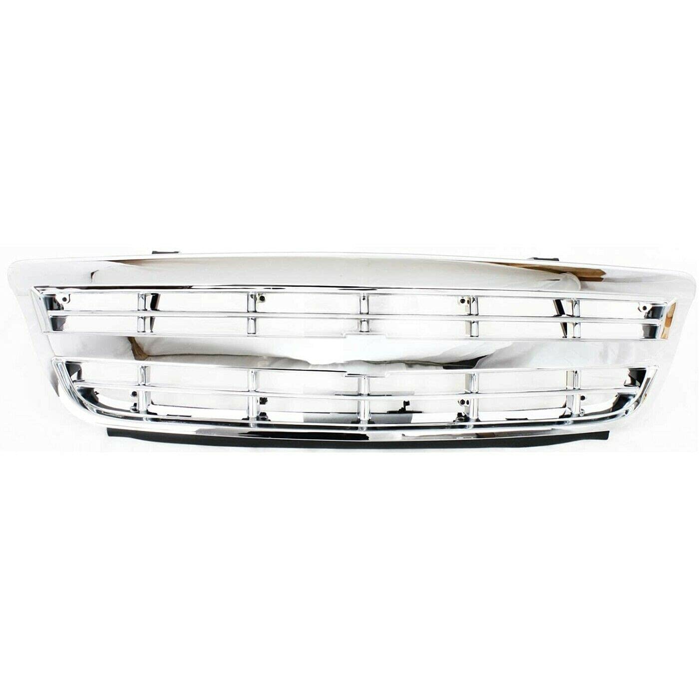 2001-2005 Chevrolet Venture Chrome Plastic Grille Replacement - Durable Front Bumper Grill Cover for Improved Vehicle Appearance & Protection (Perfect for Restoration, Customization & Daily Driving)