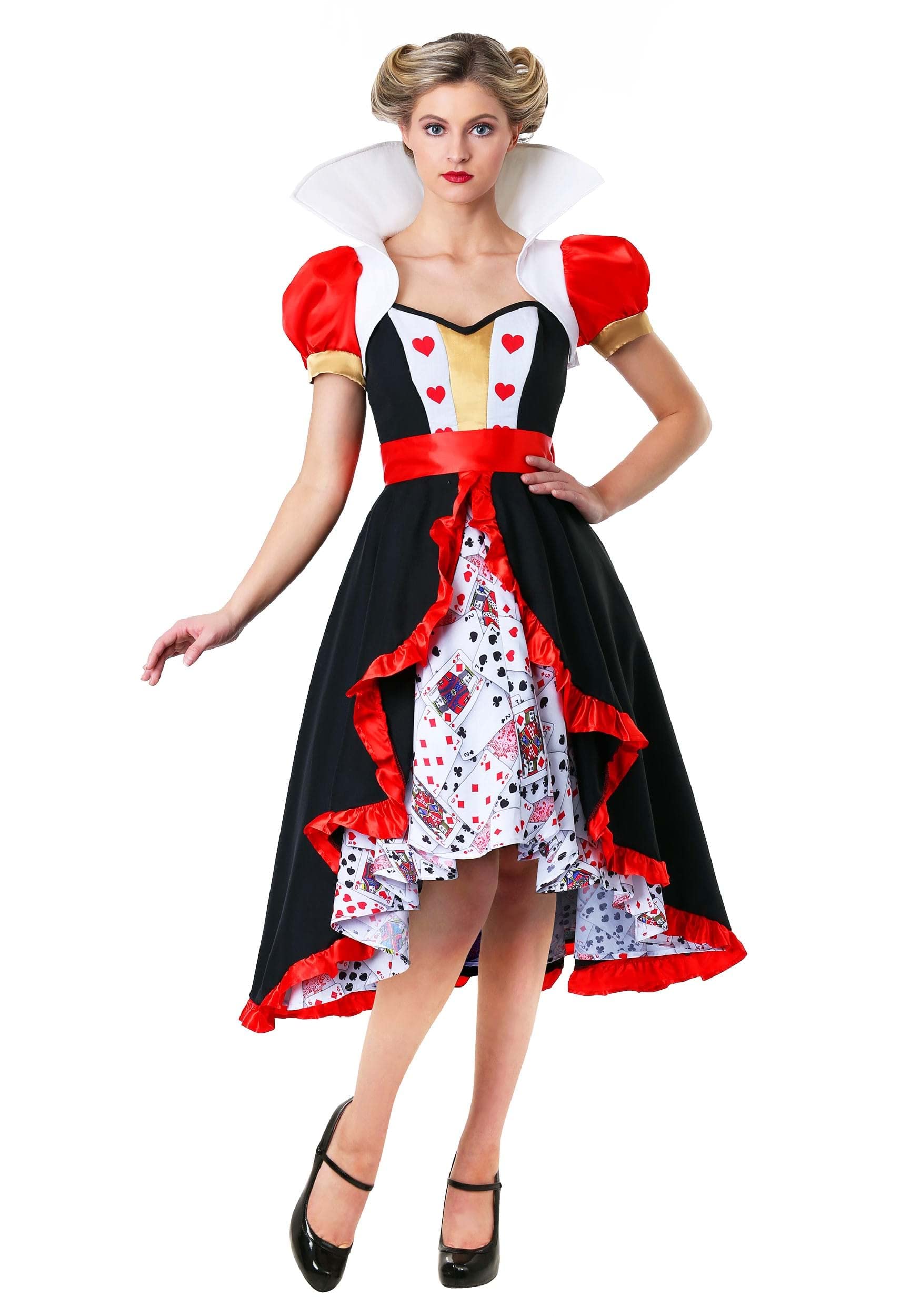 Queen of Hearts Costume for Women - Sexy Halloween Dress with Corset & Flared Skirt | Perfect for Cosplay, Costume Parties & Themed Events
