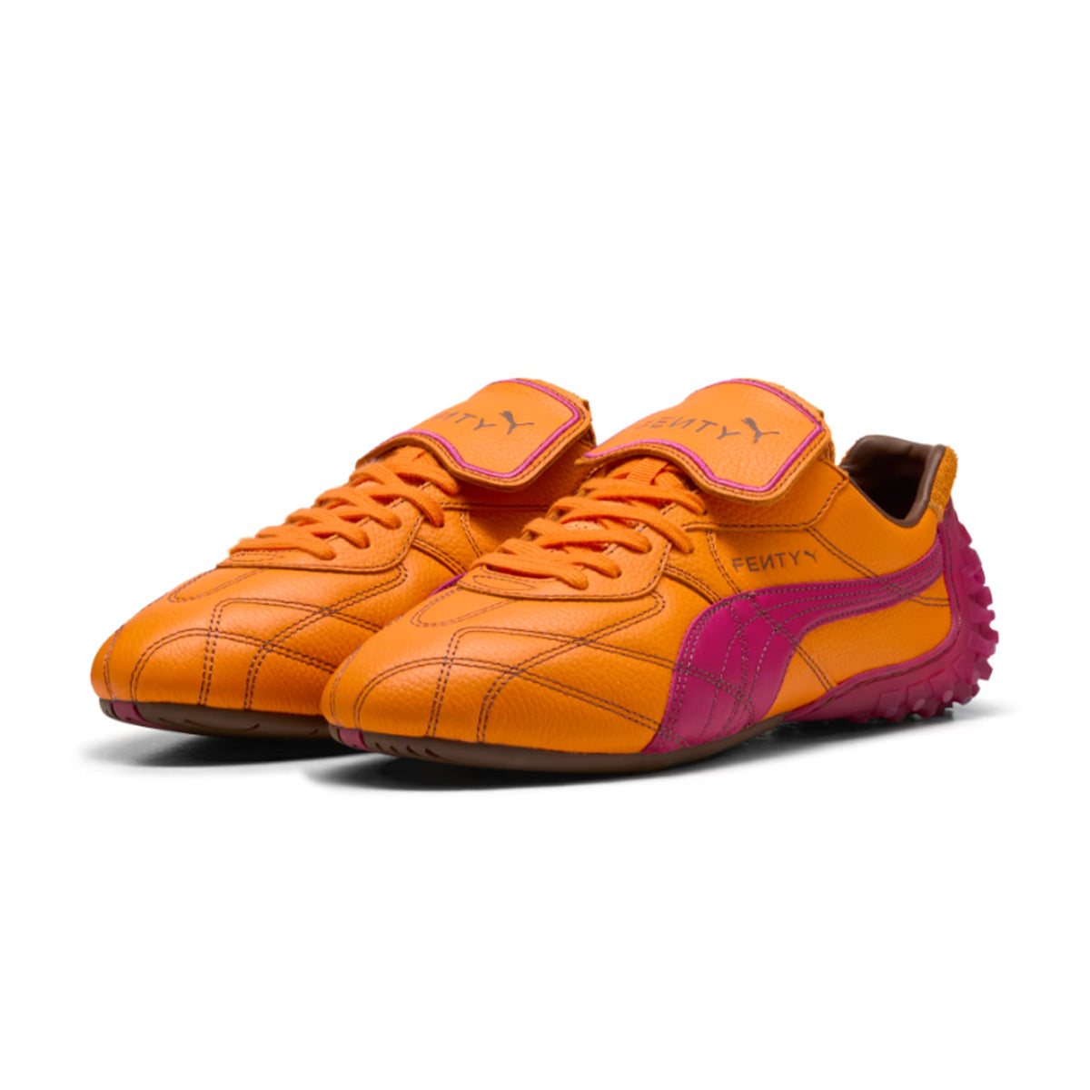 FENTY Avanti LS Stitched Sneakers in Pumpkin Pie Pinktastic - Women's Fashion Running Shoes for Casual Wear & Gym Workouts