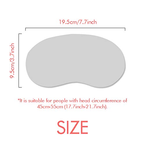 Premium Soft Sleep Eye Mask for Women & Men - Blackout Blindfold for Travel, Meditation & Night Rest - Comfortable & Breathable Night Shade Cover