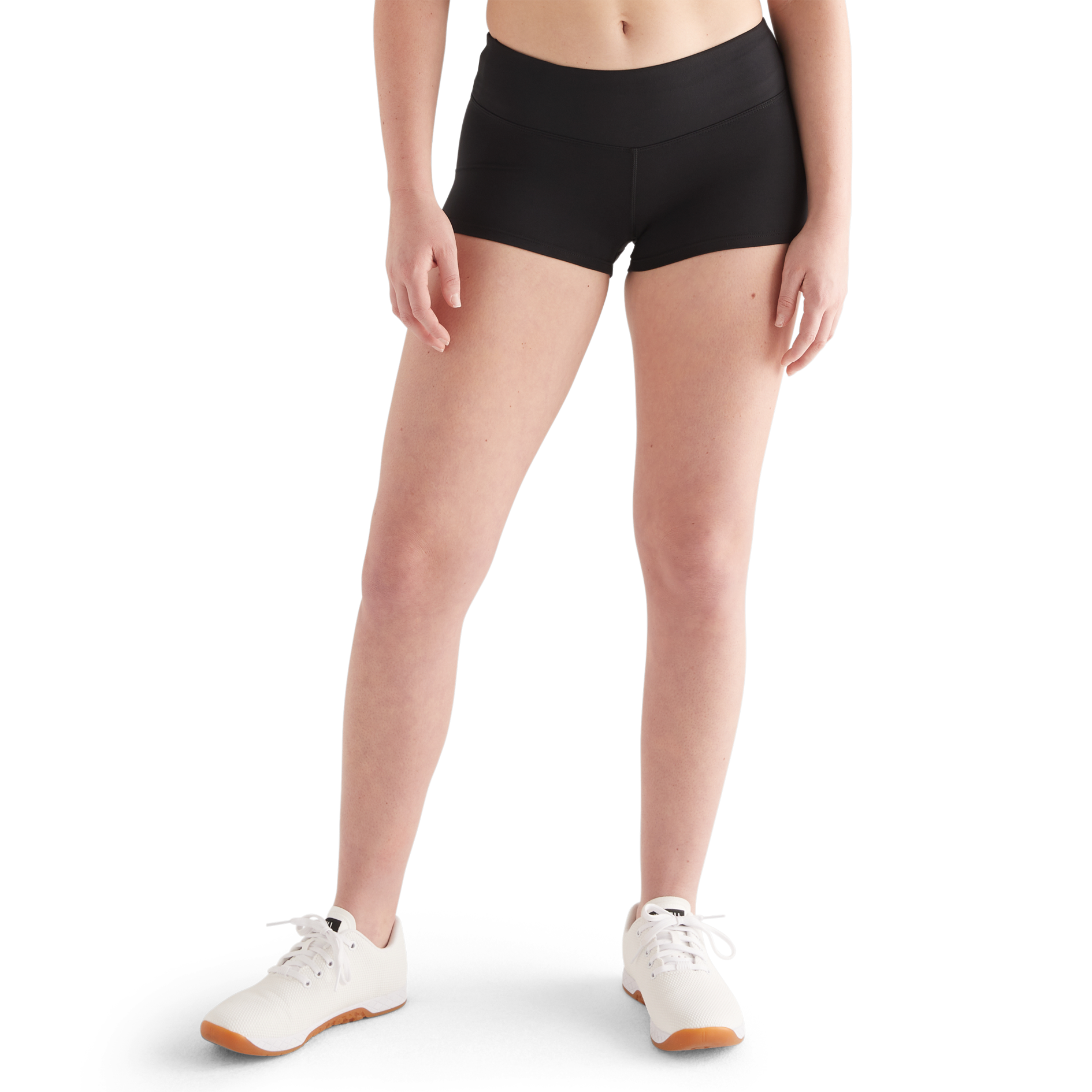 Women's Low Rise Matte Shorts - Stretchy Comfort Fit for Yoga, Running & Casual Wear - Trendy Workout & Lounge Shorts for Women