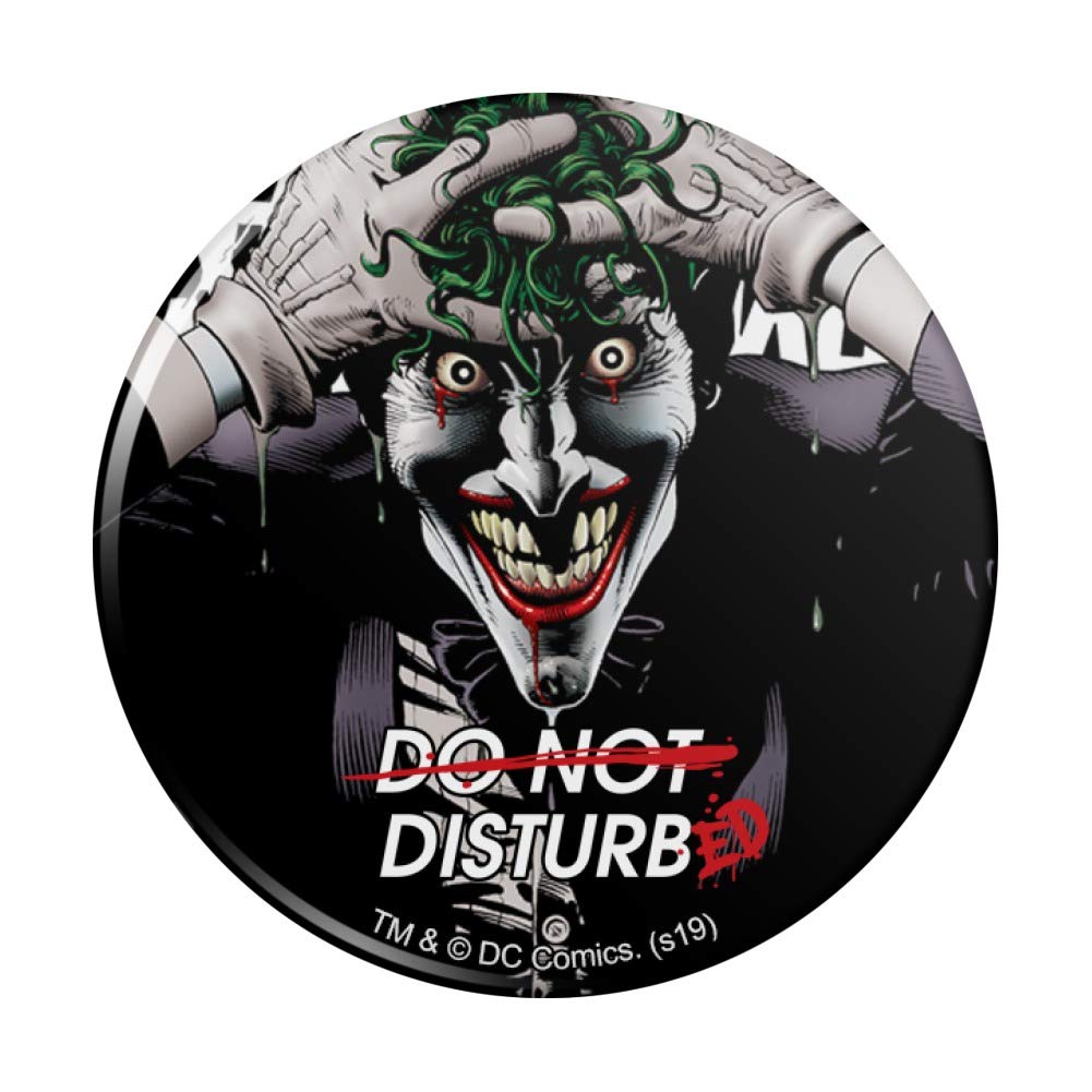 Batman vs Joker Disturbed Fridge Magnet - Funny Superhero Kitchen Decor for Refrigerator, Locker & Office (Gag Gift for DC Comics Fans)