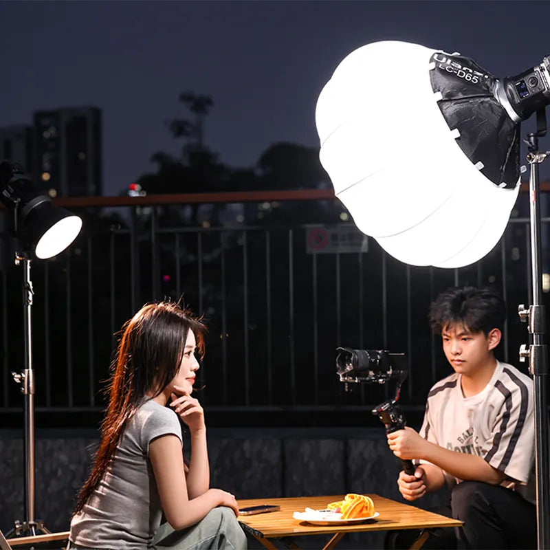 Ulanzi 120W Bi-Color RGB LED Video Light with V-Mount Battery - Professional Photography & Film Lighting for YouTube, Studio, and Outdoor Shooting