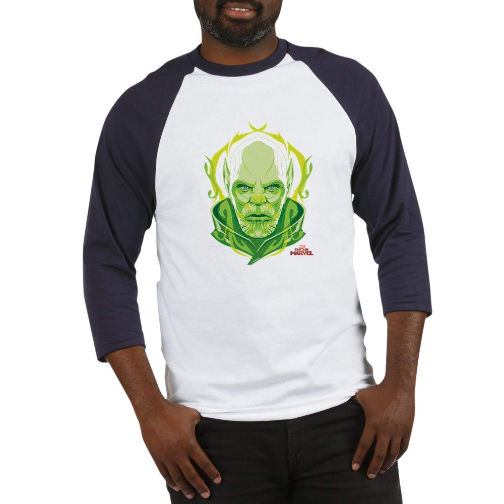 Captain Marvel Baseball Tee - Talos Graphic T-Shirt for Men & Women | Superhero Movie Fan Apparel | Casual Wear & Cosplay Costume