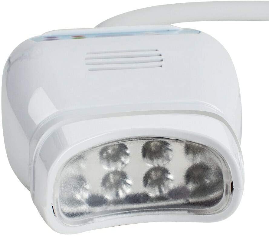 6 LED Teeth Whitening Light Lamp with 2 Goggles - Professional Teeth Bleaching Accelerator for Home Use, Perfect for Smile Brightening Before Events & Daily Oral Care