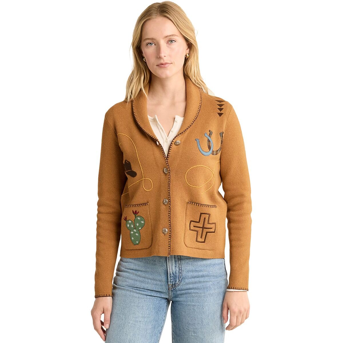 Pendleton Women's Western Cardigan - Cozy Knit Long Sleeve Open Front Sweater for Fall & Winter | Perfect for Casual Outfits, Layering, and Outdoor Adventures